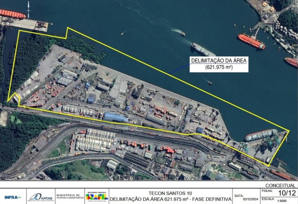 Deputado propõe audiência sobre licitação do Tecon Santos 10