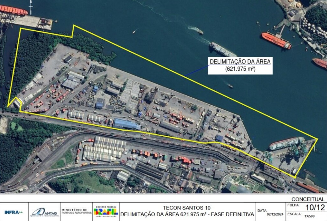Governo oficializa suspensão dos preparativos para o leilão do Tecon 10